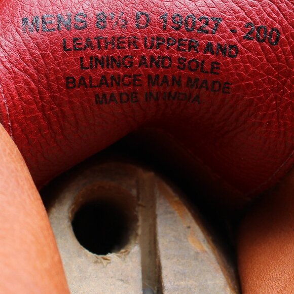 Florsheim x Ducky Brown Leather Wingtip Boot, Goodyear Welted, Men's 8.5 D, GUC - Picture 10 of 12